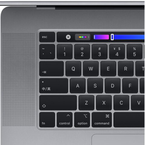 Apple 2019新品 MacBook Pro 16【带触控栏】九代八核i9 16G 1TB 深空灰 Radeon Pro 5500M显卡 笔记本电脑 轻薄本 MVVK2CH/A